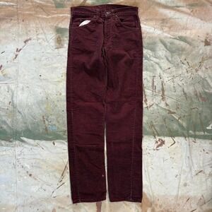 Vintage 1980s  Burgundy Levi's 550 Corduroy pants